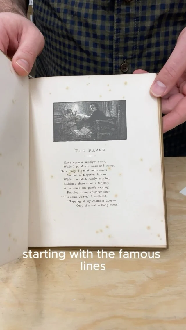 It’s officially the holiday season and we are ringing it in with a copy of Edgar Allan Poe’s The Raven (Lot 594)🐦‍⬛📖 

And… a limited edition A Christmas Carol, illustrated and signed by Arthur Rackham (Lot 592)

The illustrations in both books set them apart from other editions you may come across 🌟

Don’t be a trick! Treat yourself and join us live Wednesday October 30th at 10am 🕸️🕷️🎃 

Bid today on our website, Bidsquare, or LiveAuctioneers🔗
.
.
.
#edgarallanpoe #theraven #achristmascarol #arthurrackham  #signededition #signedcopy #artauction #rarebooks #prints #multiples #rosevillepottery #rosevillepotteryforsale #photographs #buyartyoulove #bidnow #bidearlybidoften #onlineauction #artcollector #artcollecting #bookcollector #bookcollecting