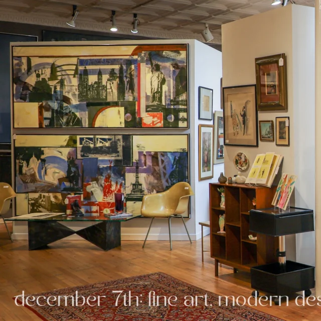 Looking for the perfect secondhand find for your home? Or for the perfectly unique gift for someone special? 

Explore the December 7th Live Auction in-person or online at the link in our bio 🔗🌟

Get your bids in and join us live next Saturday @ 10 am🎁

Happy bidding! 

#auction #fineartauction #auctionfinds #givethegiftofart #liveauction #inperson #thingstodoinpittsburgh #visitpittsburgh #buyartyoulove #bidearlybidoften
#preregister #mcm #moderndesign #fineart #japaneseprints #artcollector #contemporaryart #artforsale #buyunique #secondarymarket #eames #abstract #paintings #wallart #mcmfurniture #annfrantic