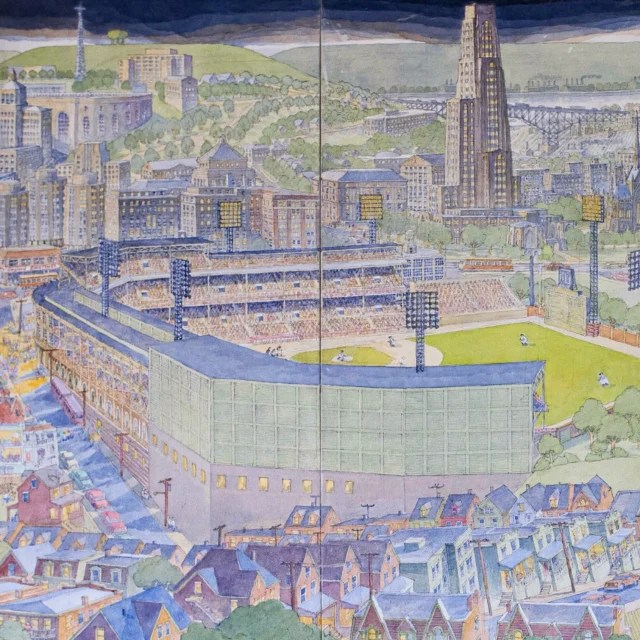 Mark your calendars for… 

Forbes Field and Other Remembered Places

An exhibition by artist, professor, and author, Douglas Cooper 🌟

Opening February 15, 2025. Featuring a body of captivating and colorful scenes of our beloved city. 

#pittsburghpride #thingstodoinpittsburgh #visitpittsburgh #freetothepublic #artexhibition #dougcooper #cmu #drawing #landscape #architecture #westernpa #pittsburghartist #artforyourwalls