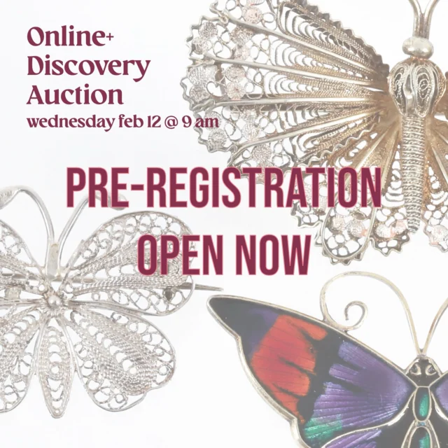 🌟Online+ Discovery Auction🌟 

Featuring a huge selection of fine jewelry ✨

Visit our website to pre-register today! Link in bio 🔗 

#pittsburghauctions #auctiondeals #auctionfinds #bargains #thriftpittsburgh #pittsburghpa #finejewelry #buydesignyoulove #shopregentsquare #shoppittsburgh #visitpittsburgh #westernpathrift #westernpa #preregisternow #upcomingauction