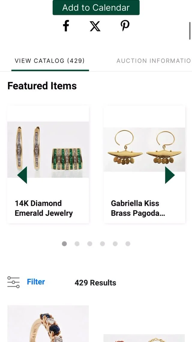 Head over to bid.conceptgallery.com to browse the entire Discovery Online+ Catalog 💡

Maximize your buying power and receive the lowest buyer’s premium when you bid with us directly. 

Link in our bio 🔗 

#onlineauction #discoverysale #craft #jewelry #auctionfinds #hiddengems #uniquefinds #buyartyoulove #elevateyourspace #collectoritems #mcm #buydesignyoulove #designerwear #thingstodoinpittsburgh