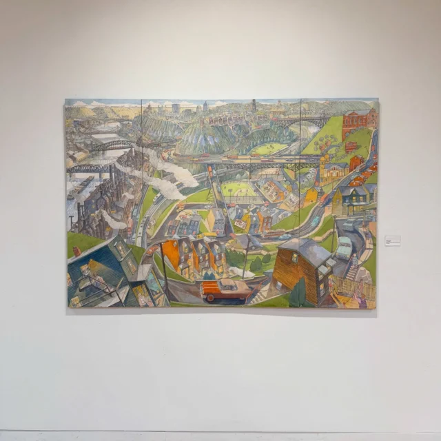 The Run, 2024
Doug Cooper 

Acrylic and charcoal on paper mounted to board
48” x 72” 

On display NOW in our Upstairs Gallery. 

Join us and Doug on Saturday February 15th for the opening of Forbes Field and Other Remembered Places. 

Come by before then to get a sneak peek of the exhibition 👀

#forbesfield #pittsburghhistory #historicpittsburgh #kennywood #oakland #douglascooper #westernpahistory #collectivememory #muralist #author #professor #dougcooper #buyartyoulove #collectartyoulove #buyartyoulove #acryliconcanvas #acrylicpainting #cityscape #landscape #artopening